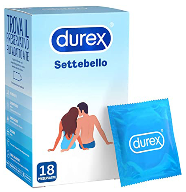 PROFILATTICO DUREX SETTEBELLO CLASSICO 18 PEZZI - Farmacia Bartoli