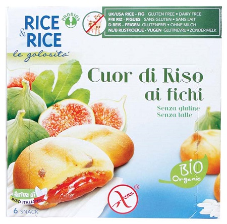 RICE&RICE CUOR DI RISO AI FICHI SENZA LATTE 6 X 33 G - Farmacia Bartoli