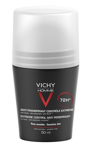 VICHY HOMME DEO ROLL-ON ANTI-TRASPIRANTE 50 ML - Farmacia Bartoli
