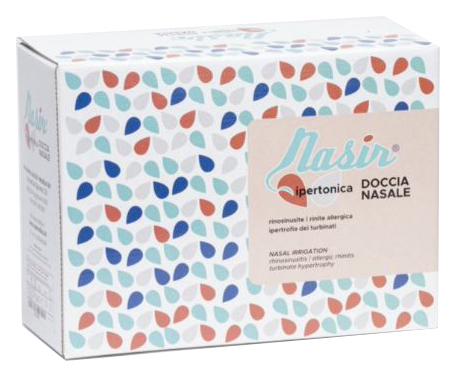 NASIR LAVAGGIO NASALE SOLUZIONE IPERTONICA KIT COMPOSTO DA 3 SACCHE 250 ML + 3 BLISTER - Farmacia Bartoli