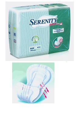 PANNOLONE PER INCONTINENZA SAGOMATO SERENITY SOFTDRY+ ALOE SUPER 30 PEZZI - Farmacia Bartoli