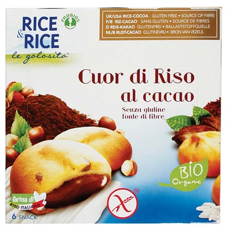 RICE&RICE CUOR DI RISO AL CACAO 6 X 33 G - Farmacia Bartoli