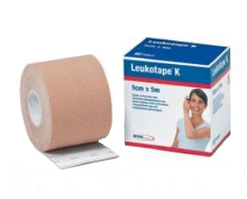 BENDA ADESIVA LEUKOTAPE K PER TAPING FISIOTERAPICO LARGHEZZA 5 CM LUNGHEZZA 5 M COLOR CARNE IN ROTOLO - Farmacia Bartoli