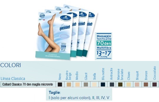 SAUBER COLLANT 70 DENARI MAGLIA MICRORETE STELLA 4 LINEA CLASSICA - Farmacia Bartoli
