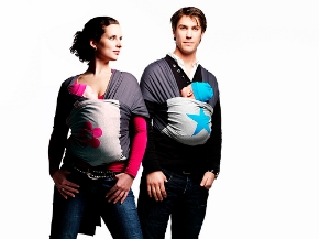 FASCIA PORTA BEBE' STRETCH WRAP DELUXE GREY MELLE - Farmacia Bartoli