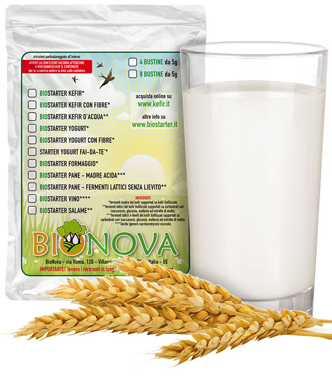 BIOSTARTER PER KEFIR 4 X 5 G - Farmacia Bartoli