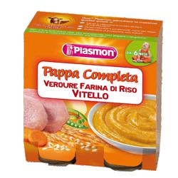 PLASMON OMOGENEIZZATO PAPPE VITELLO/VERDURA/RISO 190 G X 2 PEZZI - Farmacia Bartoli