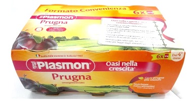 PLASMON OMOGENEIZZATO PRUGNA 6 X 104 G - Farmacia Bartoli