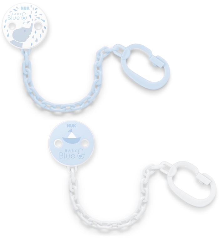 NUK ROSE & BLUE CATENELLA PORTASUCCHIETTO BLU 1 PEZZO - Farmacia Bartoli