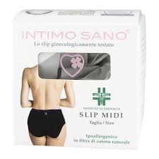 INTIMO SANO SLIP DONNA MIDI NERO SMALL - Farmacia Bartoli