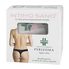 INTIMO SANO PERIZOMA DONNA NERO MEDIUM - Farmacia Bartoli