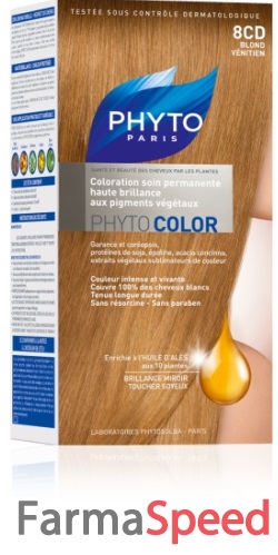 PHYTO PARIS PHYTOCOLOR 8CD BIONDO CHIARO RAMATO DORATO - Farmacia Bartoli