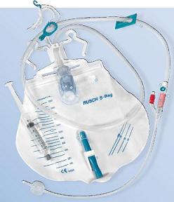 CATETERE IN SILICONE SCANALATO PROFILCATH PRECONNESSO CH18 LUNGHEZZA 40CM + SACCA DI DRENAGGIO DA 2000ML GRADUATA CON TUBO DI SCARICO ELASTICO E CHIUSURA A MORSETTO - Farmacia Bartoli