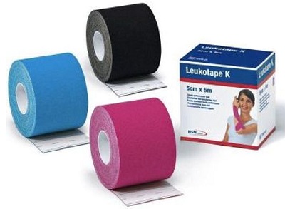 BENDA ADESIVA LEUKOTAPE K PER TAPING FISIOTERAPICO LARGHEZZA 5 CM LUNGHEZZA 5 M COLORE AZZURRO IN ROTOLO - Farmacia Bartoli