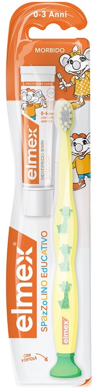 ELMEX SPAZZOLINO BIMBI EDUCATIVO NEW 0-3 ANNI - Farmacia Bartoli