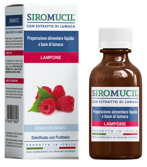 SIROMUCIL PREPARATO ALIMENTARE CON ESTRATTO DI LUMACA AL LAMPONE 150 ML - Farmacia Bartoli