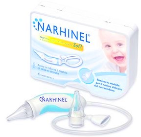 ASPIRATORE NASALE NARHINEL SOFT 1 PEZZO + 2 RICAMBI - Farmacia Bartoli