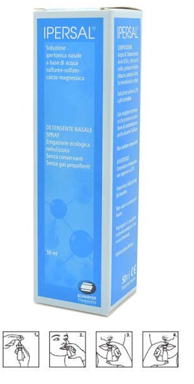 SOLUZIONE IPERTONICA IPERSAL SPRAY NASALE 50 ML - Farmacia Bartoli