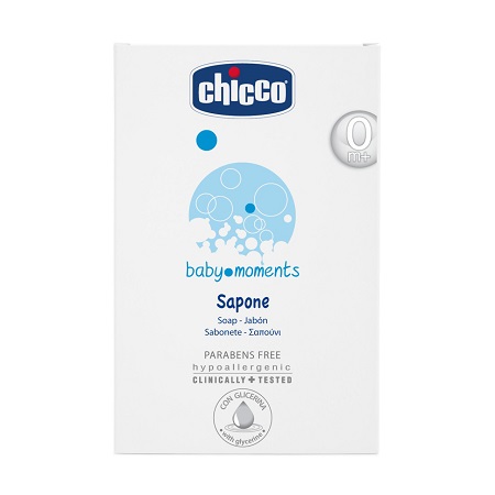 CHICCO COSMETICI BABY MOMENTS SAPONETTA 100 G - Farmacia Bartoli