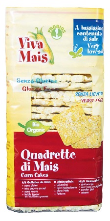 VIVA MAIS QUADRETTE DI MAIS SENZA SALE E SENZA LIEVITO 130 G - Farmacia Bartoli
