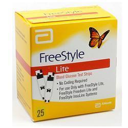 STRISCE MISURAZIONE GLICEMIA FREESTYLE LITE 25 PEZZI - Farmacia Bartoli