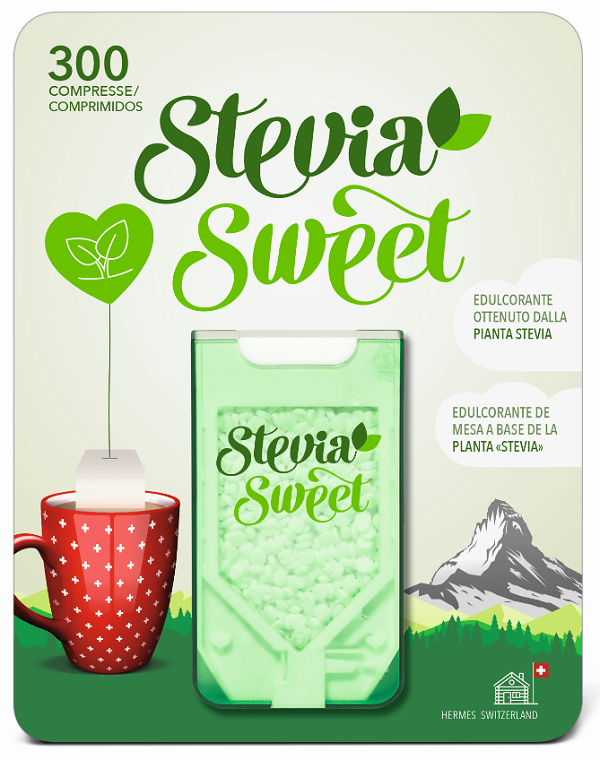 HERMESETAS STEVIA 300 COMPRESSE - Farmacia Bartoli