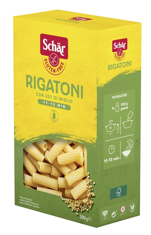 SCHAR RIGATONI 500 G - Farmacia Bartoli
