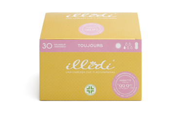 ILLEDI TOUJOURS SALVASLIP ANATOMICI COTONE ORGANIC 30 PEZZI - Farmacia Bartoli