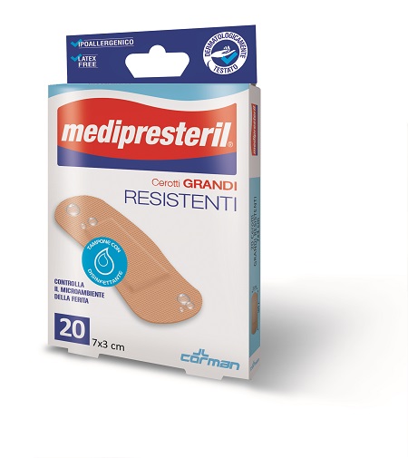 CEROTTO MEDIO MEDIPRESTERIL RESISTENTE 7X2CM 20 PEZZI - Farmacia Bartoli