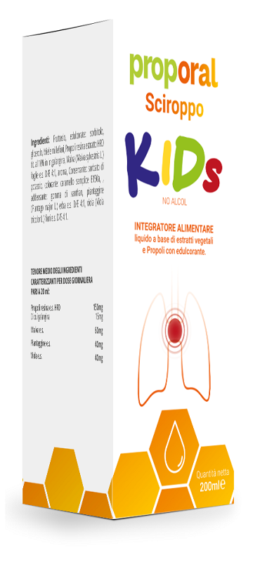 PROPORAL KIDS SENZA ALCOL 200 ML - Farmacia Bartoli