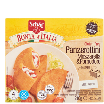SCHAR SURGELATI PANZEROTTINI MOZZARELLA & POMODORO BONTA' D'ITALIA 4 X 52,5 G - Farmacia Bartoli