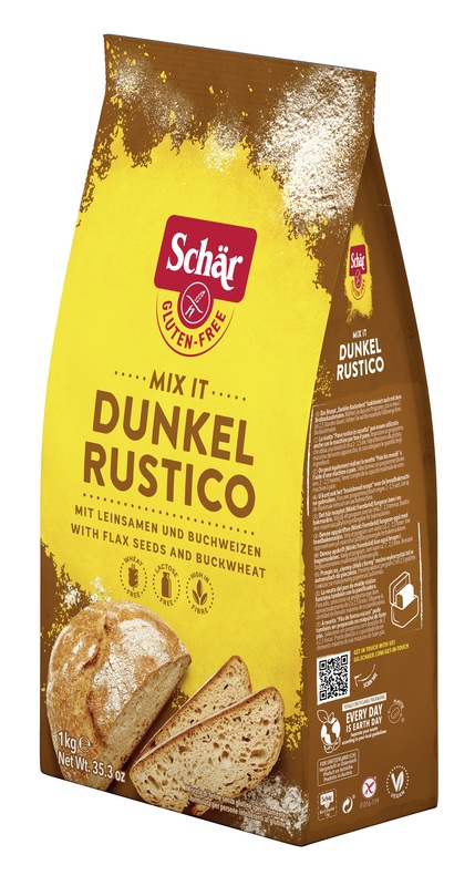 SCHAR MIX IT DUNKEL RUSTICO SENZA GLUTINE SENZA LATTOSIO 1 KG - Farmacia Bartoli