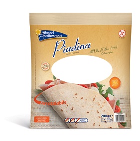 PIACERI MEDITERRANEI PIADINA OLIO D'OLIVA 200 GRAMMI - Farmacia Bartoli