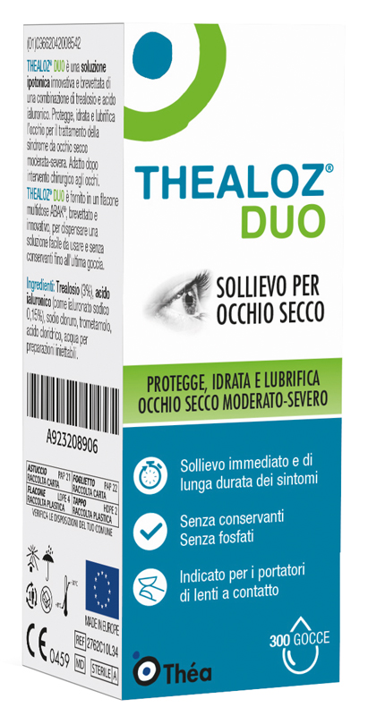 THEALOZ DUO SOLUZIONE OCULARE FLACONE 10 ML - Farmacia Bartoli