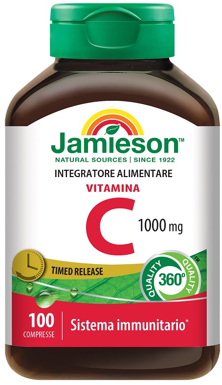 JAMIESON VITAMINA C 1000 TIMED RELEASE 100 COMPRESSE BARATTOG - Farmacia Bartoli