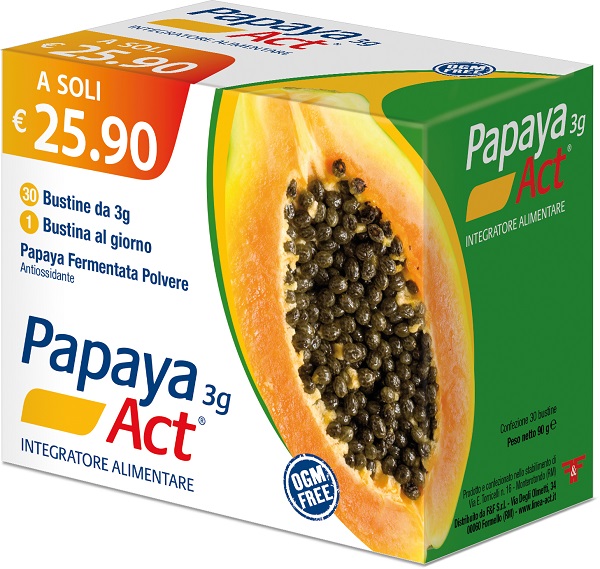 PAPAYA ACT 3G 30 BUSTINE - Farmacia Bartoli