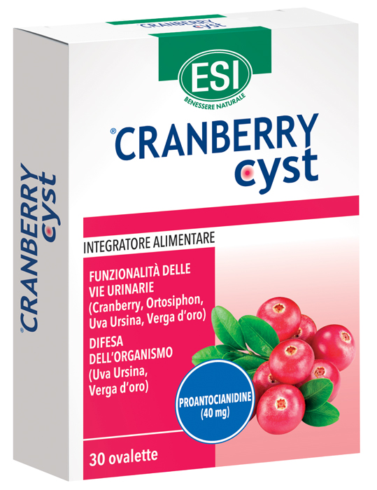 ESI CRANBERRY CYST 30 OVALETTE - Farmacia Bartoli