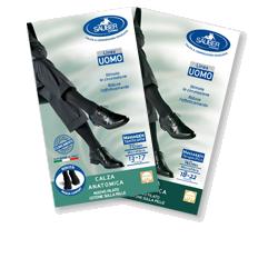 CALZA UOMO COTONE 70 DENARI  GRANDE BLU - Farmacia Bartoli