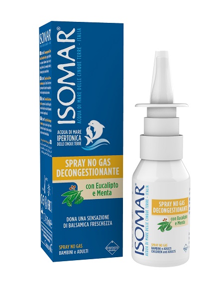 ISOMAR SOLUZIONE ACQUA MARE NASO IPERTONICA NASO SPRAY DECONGESTIONANTE 30 ML - Farmacia Bartoli