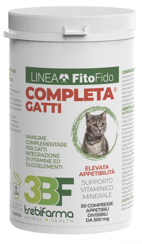 COMPLETA GATTI 50 COMPRESSE BARATTOLO 25 G - Farmacia Bartoli