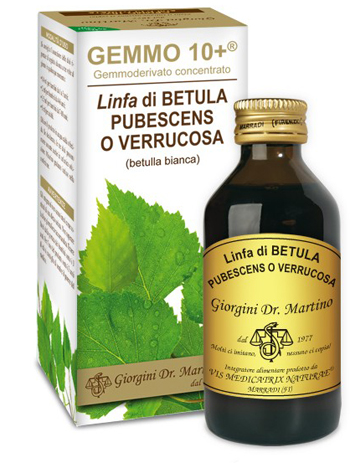 GEMMO 10+ BETULLA B LINFA 100 ML LIQUIDO ANALCOLICO - Farmacia Bartoli