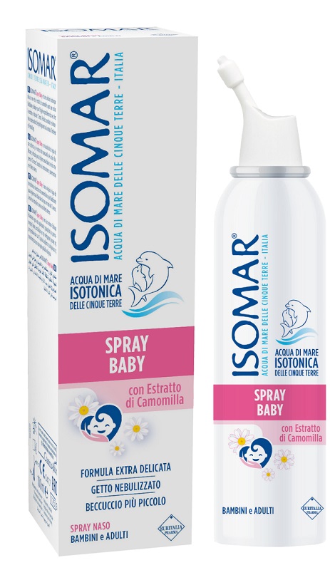 ISOMAR SPRAY BABY CON CAMOMILLA 100 ML - Farmacia Bartoli