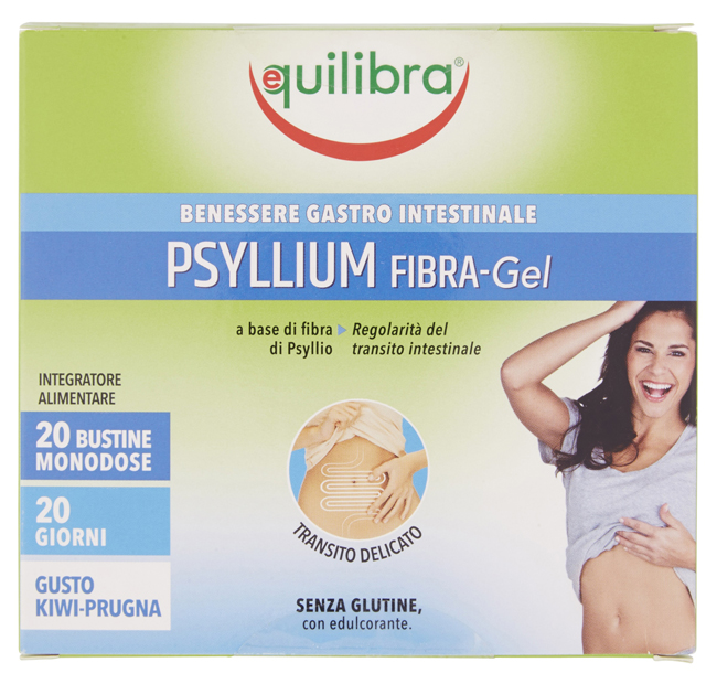 PSYLLIUM FIBRA GEL GUSTO KIWI PRUGNA 20 BUSTINE MONODOSE - Farmacia Bartoli