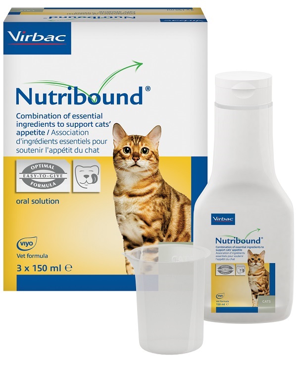 NUTRIBOUND SOLUZIONE ORALE APPETIBILE PER GATTO 3 FLACONI DA 150 ML - Farmacia Bartoli