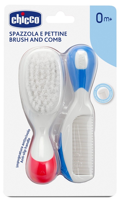 CHICCO SPAZZOLA + PETTINE NYLON - Farmacia Bartoli