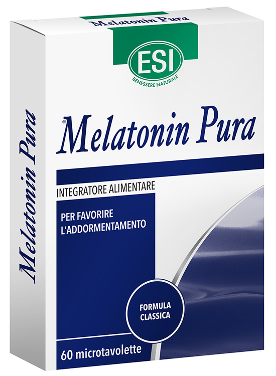 ESI MELATONIN PURA 60 MICROTAVOLETTE - Farmacia Bartoli