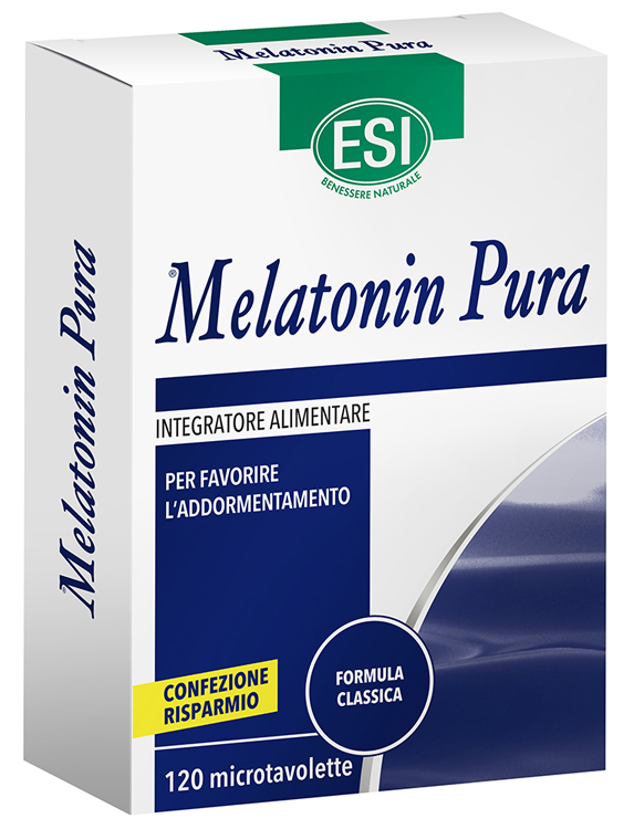 ESI MELATONIN PURA 120 MICROTAVOLETTE - Farmacia Bartoli
