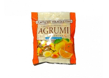 ANTICHE TRADIZIONI CARAMELLE RIPIENE CON VITAMINA C GUSTO AGRUMI 60 G - Farmacia Bartoli