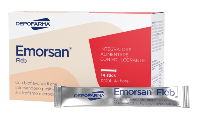 EMORSAN FLEB 14 STICK PACK DA 15 ML - Farmacia Bartoli