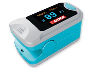 PULSOSSIMETRO DA DITO PULSOXIMETRO OXY-3 CON DISPLAY PER MISURAZIONE DIOSSIGENO NEL SANGUE E BATTITO CARDIACO CON CORDINO E BATTERIE - Farmacia Bartoli